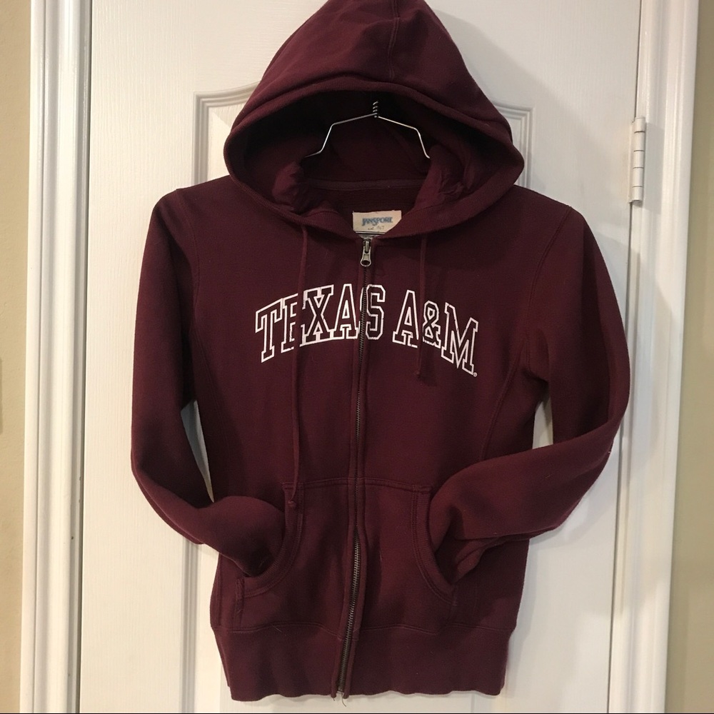 Maroon Texas A&M Full-Zip Hoodie